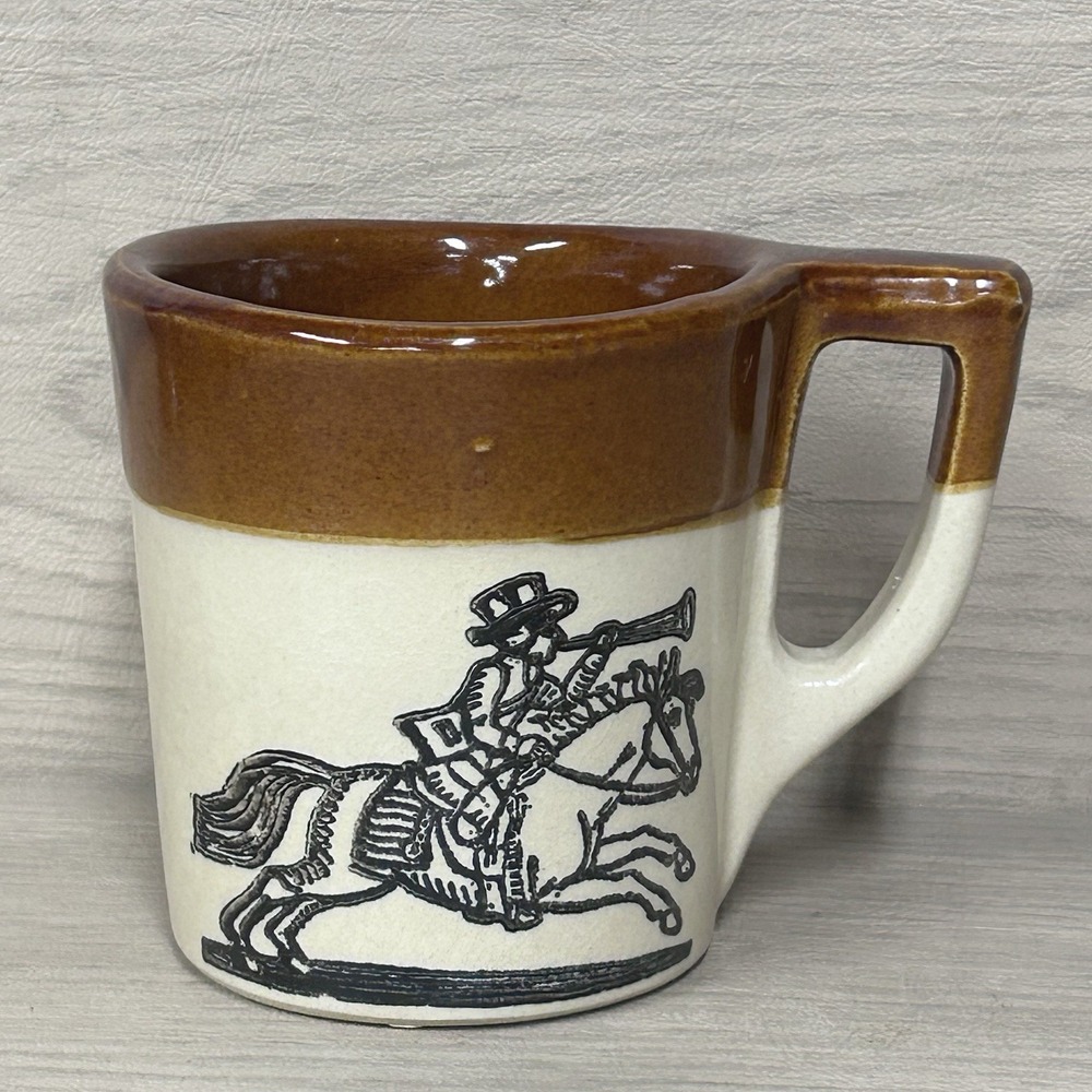 Vintage Holt- Howard Fox Hunt Oven Proof Earthware Made in USA Coffee  Mug